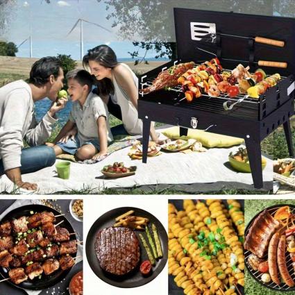 GRILLWĘGLOWYOGRODOWYTURYSTYCZNYWALIZKASKŁADANYPRZENOŚNYBBQAKCESORIAGłębokośćgrilla24cm