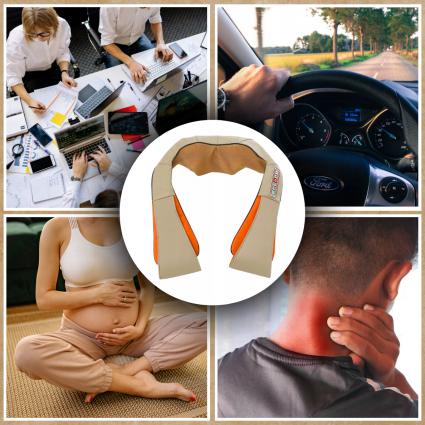 PasmasującyShiatsumasażerkarkuplecówramionszyi+funkcjagrzaniaRodzajkarku,plecówiszyi