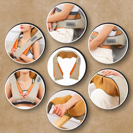 PasmasującyShiatsumasażerkarkuplecówramionszyi+funkcjagrzaniaModelI-THT-P001+