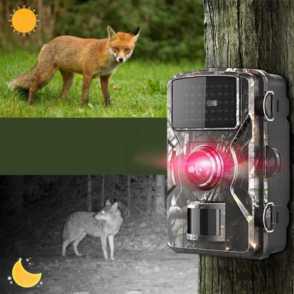 KAMERALEŚNAFOTOPUŁAPKAMYŚLIWSKAWODOODPORNAIRDIODY940NM1080pNIGHTMarkaBedee
