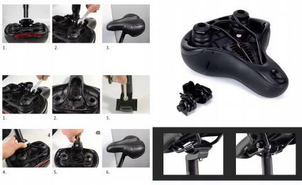 WYGODNESIODEŁKOROWEROWESPORTOWEMIĘKKIESZEROKIEEXTRAWENTYLACJAKOLORYModelFotelikRowerowy