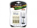 Ładowarka + akumulatorki 4 x 2700 mah z kable