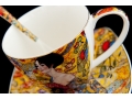 KLIMT LADY WITH FAN ZESTAW 6 FILIŻANEK + ŁYŻE