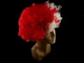 Peruka kibica Afro EURO 2012 ! Biało czerwona