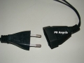 Lampki Choinkowe 200 gruby kabel bia