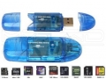 Czytnik KART PAMIĘCI 6in1 w formie PENDRIVE