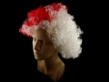 Peruka kibica Afro EURO 2012 ! Biało czerwona