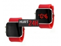ZEGAREK JELLY CZERWONY RED LED